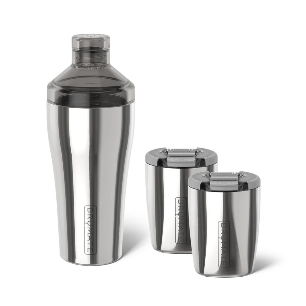 *Brand New* Brumate Cocktail Shaker + Rocks Bundle Polished Stainless